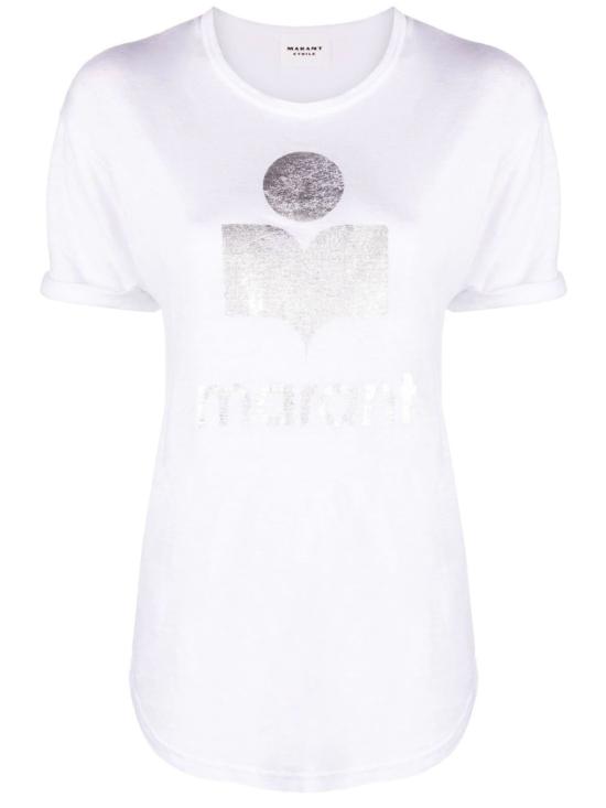 25SS 이자벨마랑에뚜왈 반팔 티셔츠 TS0004FAA1N10E20WH White - ISABEL MARANT ETOILE