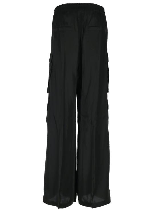 25SS 릭 오웬스 스트레이트 팬츠 RP01E7327SCH09 Black - RICK OWENS