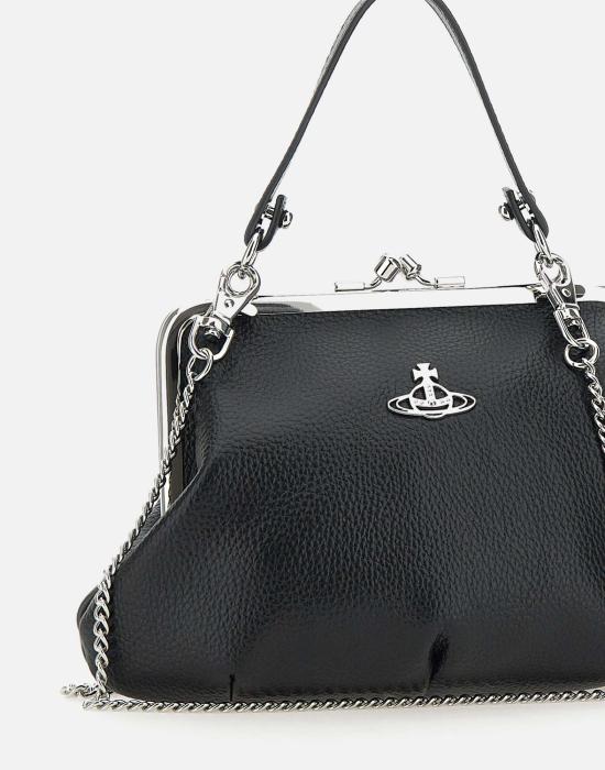 25SS 비비안웨스트우드 토트백 4B010006WS000DN403 Black - VIVIENNE WESTWOOD