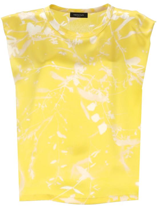 25SS 파비아나 필리피 민소매 티셔츠 TPD265F465D827780 Yellow