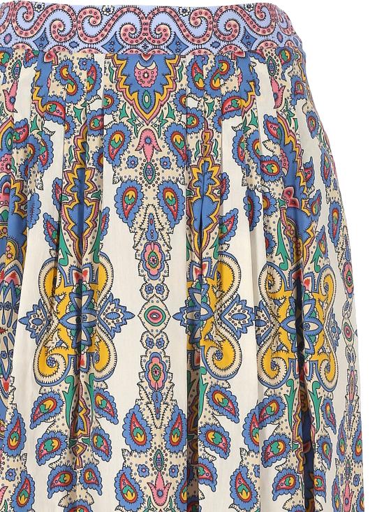 25SS 에트로 롱 스커트 WRFA011299SP5B3X0800 MultiColour - ETRO