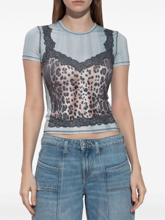 25SS 디젤 반팔 티셔츠 A16603 0CLBP8PDA - DIESEL