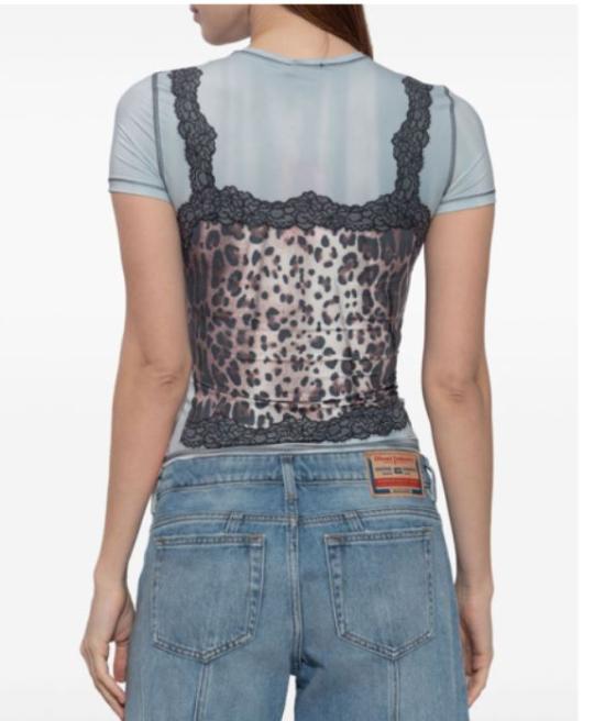 25SS 디젤 반팔 티셔츠 A16603 0CLBP8PDA - DIESEL