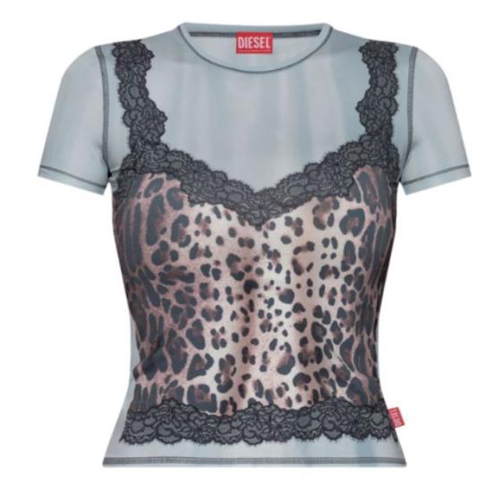 25SS 디젤 반팔 티셔츠 A16603 0CLBP8PDA - DIESEL