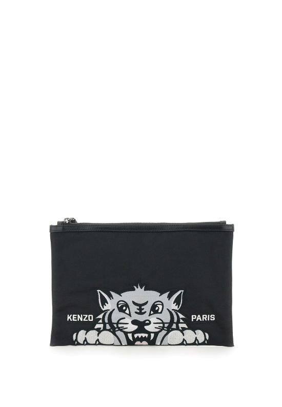 25SS 겐조 클러치/파우치 FF55PM612F2699 Black - KENZO