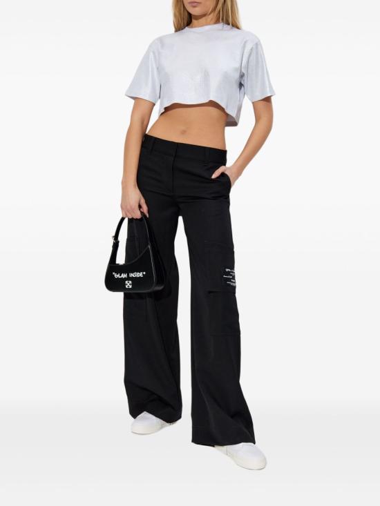 25SS 오프화이트 반팔 티셔츠 OWAA081S25 JER0017201 Silver - OFF WHITE