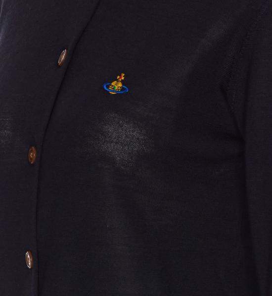 25SS 비비안웨스트우드 가디건 1803002P Y001AN402 Black - VIVIENNE WESTWOOD