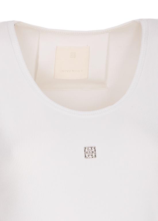 25SS 지방시 민소매 티셔츠 BW70CH3YQS 100 White - GIVENCHY