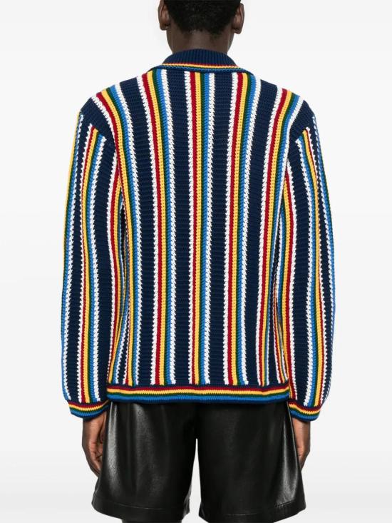 25SS 카사블랑카 자켓 MPS25KW83601 NAVY - CASABLANCA