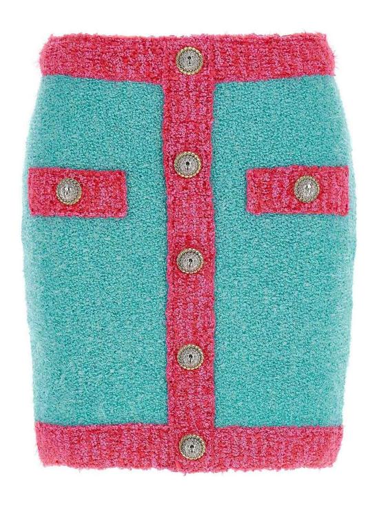 25FW 발망 숏 스커트 DF1LB292KG70UIH Multicolour