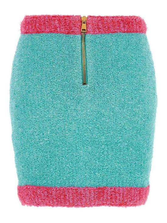 25FW 발망 숏 스커트 DF1LB292KG70UIH Multicolour - BALMAIN