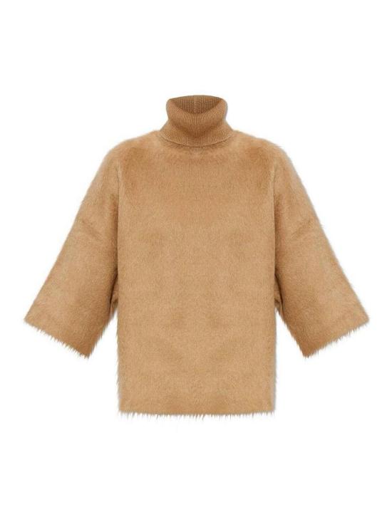  파비아나 필리피 하이넥 울 블렌드 니트 MAD224F574L0011256 Beige