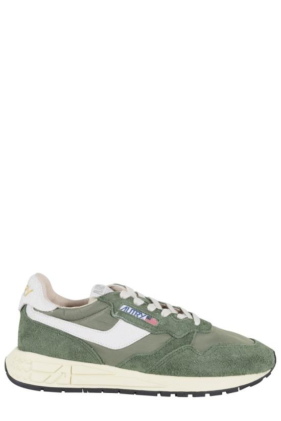 25SS 오트리 릴윈드 로우 나일론 스웨이드 스니커즈 WWLM 096 Green