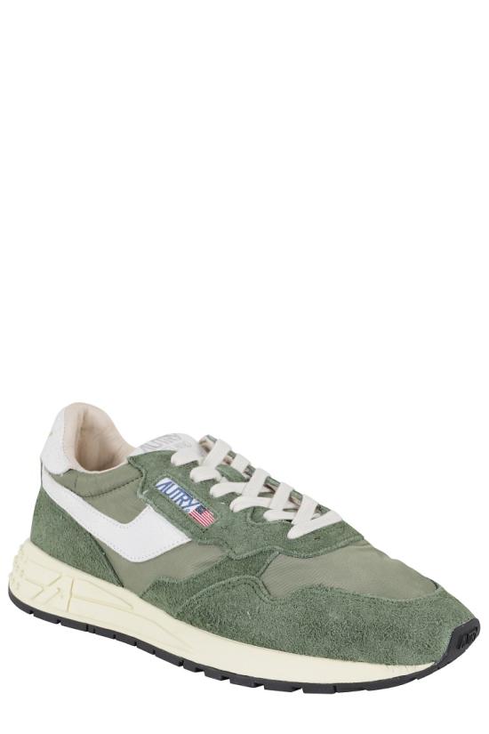 25SS 오트리 릴윈드 로우 나일론 스웨이드 스니커즈 WWLM 096 Green - AUTRY
