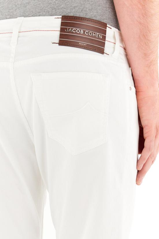 25SS 야콥코헨 스트레이트 팬츠 JUR QR004 M70 S3848 TR A00 OPTICAL WHITE - JACOB COHËN