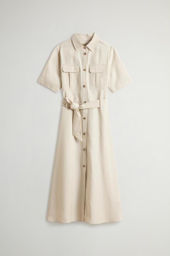 25SS 울리치 미디 원피스 CFWWDR0190FRUT3945 8867 Light oak