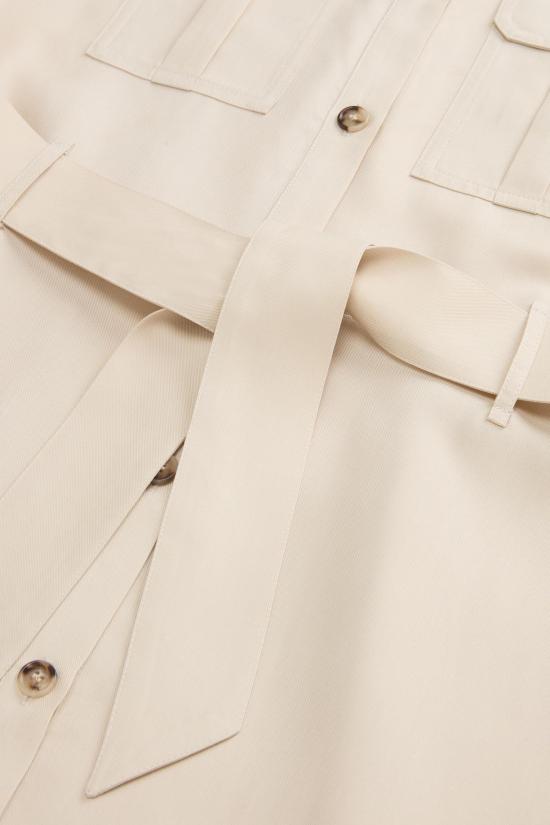 25SS 울리치 미디 원피스 CFWWDR0190FRUT3945 8867 Light oak - WOOLRICH