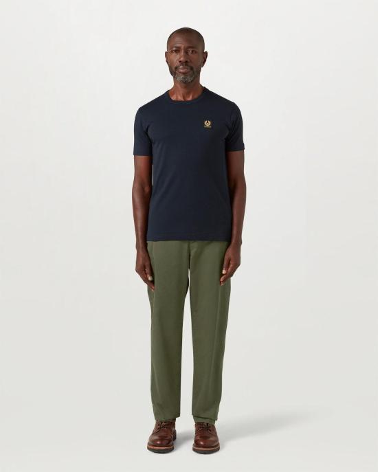 25SS 벨스타프 반팔 티셔츠 100055 BELSTAFF T SHIRT DKINK Dark ink - BELSTAFF