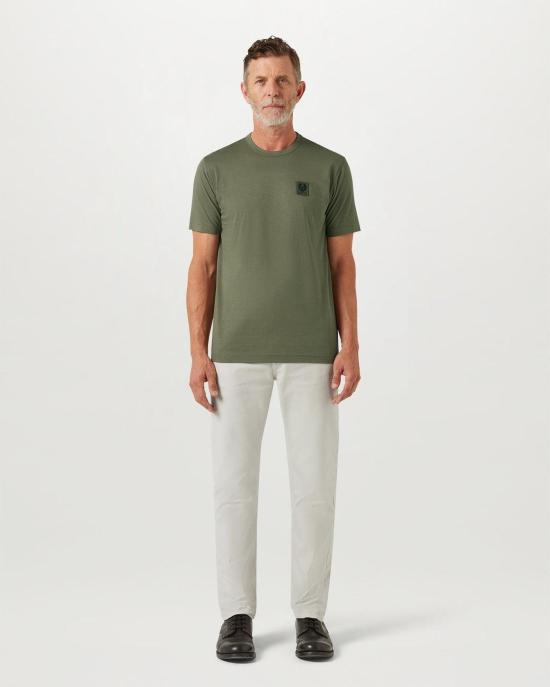 25SS 벨스타프 반팔 티셔츠 100055 BELSTAFF T SHIRT STSGN Surplus green - BELSTAFF
