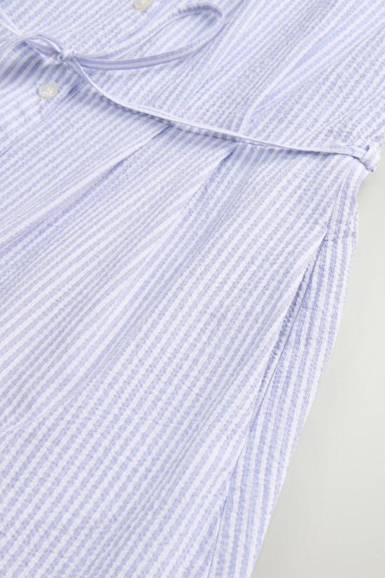 25SS 울리치 미디 원피스 CFWWDR0186FRUT4070 31010 Blue stripe - WOOLRICH