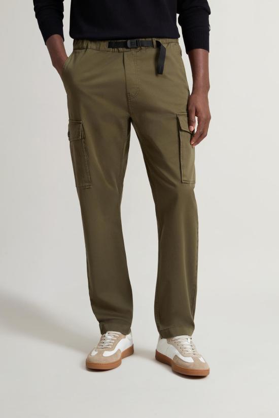 25SS 울리치 스트레이트 팬츠 CFWOTR0241MRUT4129 6006 Greenstone - WOOLRICH