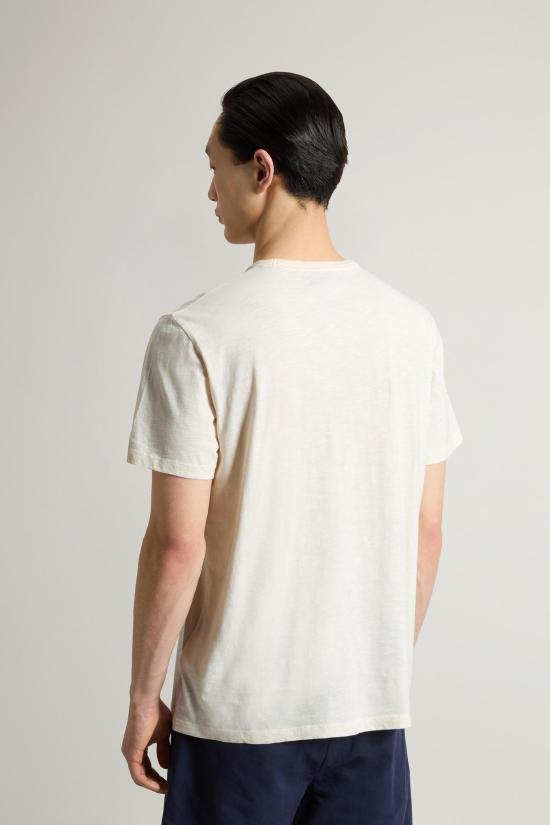25SS 울리치 반팔 티셔츠 CFWOTE0161MRUT4061 8887 Jet stream - WOOLRICH