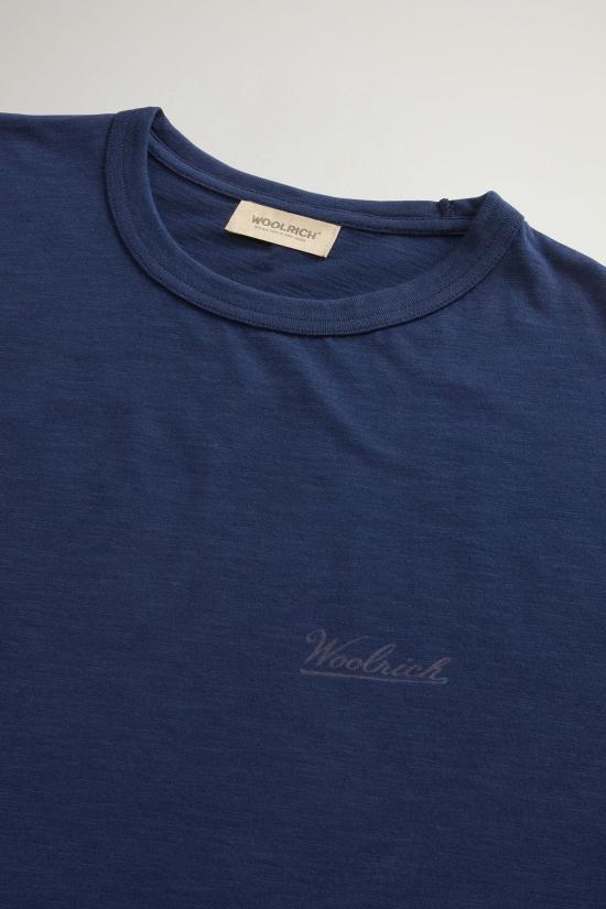 25SS 울리치 반팔 티셔츠 CFWOTE0161MRUT4061 3827 Dream blue - WOOLRICH