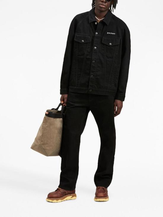 25FW 팜앤젤스 데님 팬츠 PMYA040F23DEN0021001 Black - PALM ANGELS