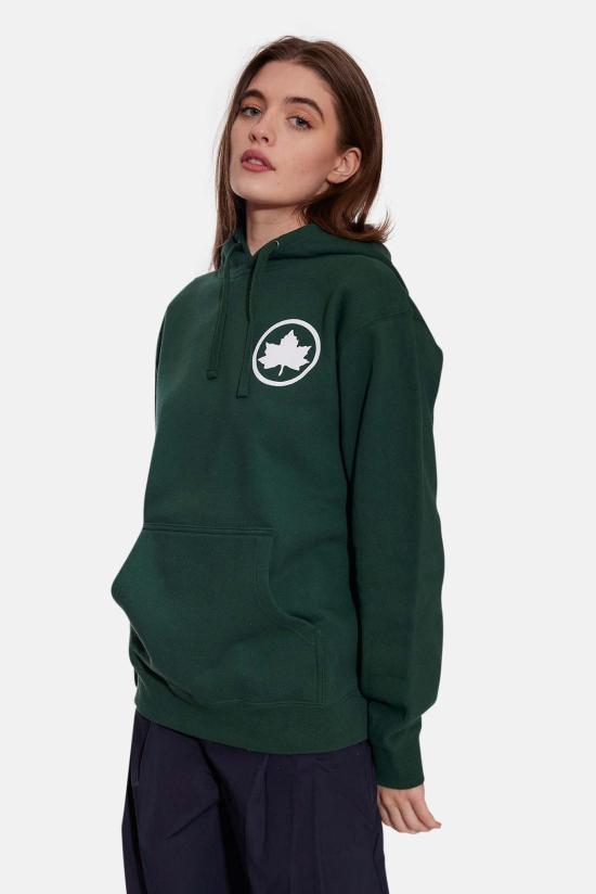  Blue&Cream 후드 티셔츠 블루&크림 리프 블리커 플레이그라운드 후드티 포레스트 그린 - BLUE&CREAM