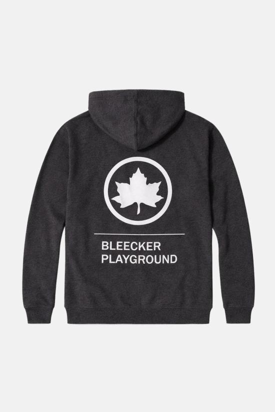  Blue&Cream 후드 티셔츠 블루&크림 블리커 플레이그라운드 지퍼 후드 숯색 - BLUE&CREAM