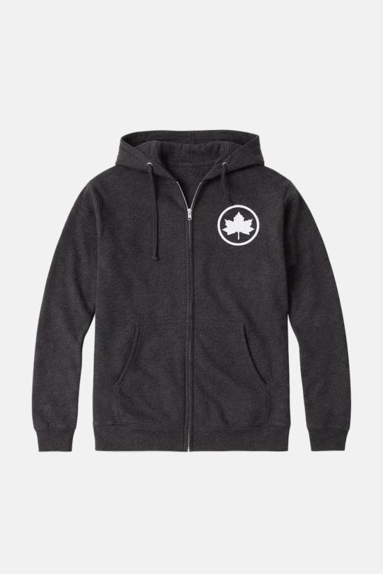  Blue&Cream 후드 티셔츠 블루&크림 블리커 플레이그라운드 지퍼 후드 숯색