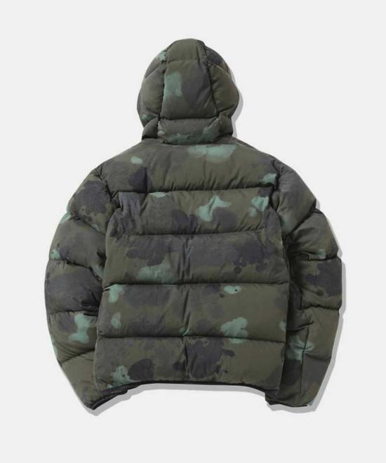  그라미치 숏패딩 Gramicci X And Wander Woven Down Jacket Camo - GRAMICCI