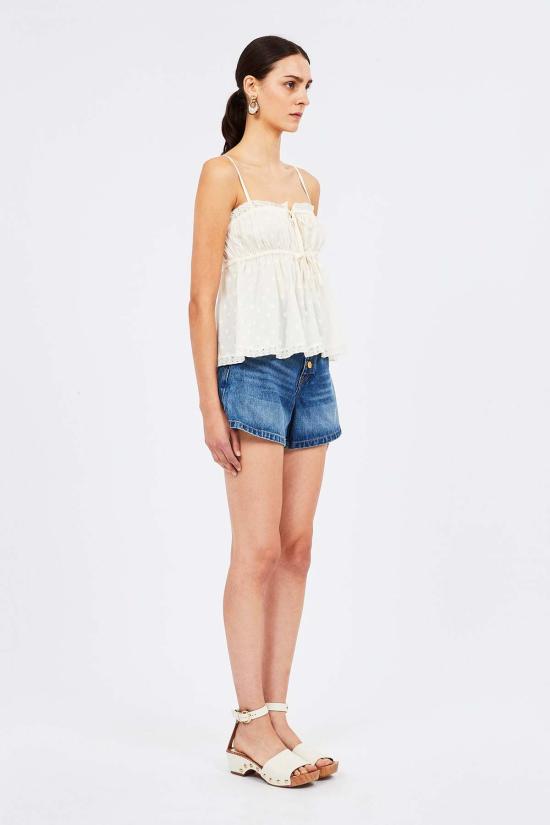  울라 존슨 블라우스 퀸 탑 프리스틴 - ULLA JOHNSON