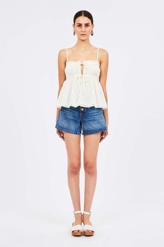  울라 존슨 블라우스 퀸 탑 프리스틴 - ULLA JOHNSON