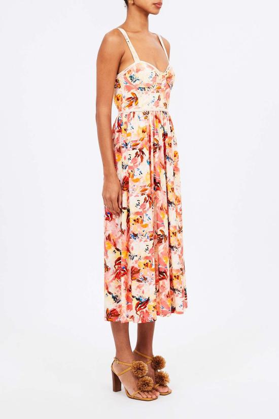  울라 존슨 롱 원피스 엘리자 드레스 스냅드래곤 - ULLA JOHNSON