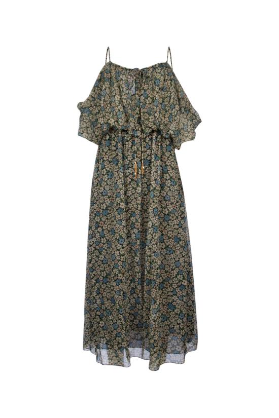  셀린느 롱 원피스 2R14L549V 96CB NOIRBLEUCRAIE