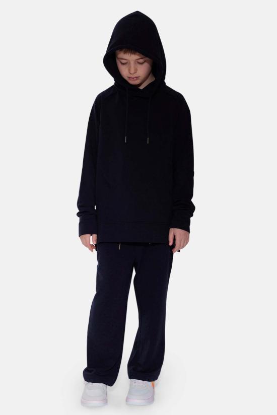  [키즈] 블루&크림 트레이닝/조거 팬츠 키즈  뉴웨이브 스웨트 블랙 - BLUE&CREAM