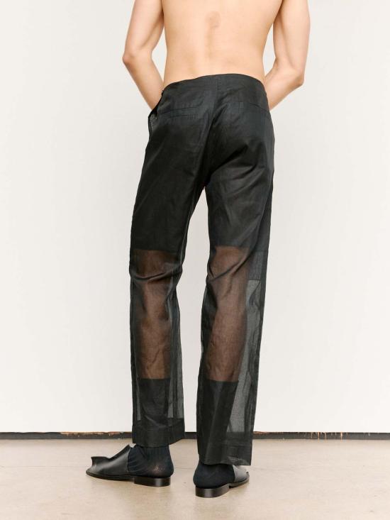  가브리엘라 콜 가먼츠 스트레이트 팬츠 Gabriela Coll Garments No.205 테일러드 팬츠 블랙 - GABRIELA COLL GARMENTS