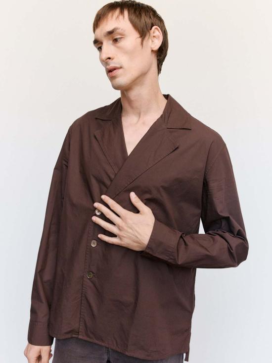  아워레가시 자켓 Our Legacy Duo 셔츠 헤프티 브라운 - OUR LEGACY