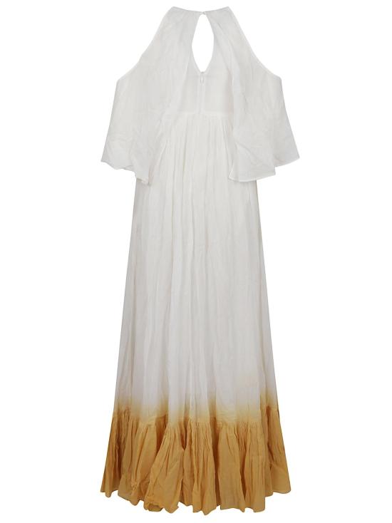 25SS 핑코 롱 원피스 104950 A2G4 S3R BIANCO BANANA WHITE