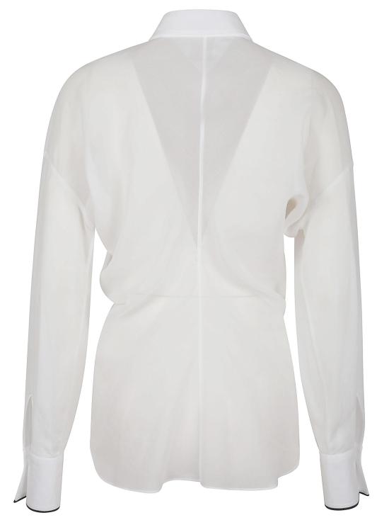 25SS 브루넬로 쿠치넬리 셔츠 MH760NL446 C100 BIANCO WHITE