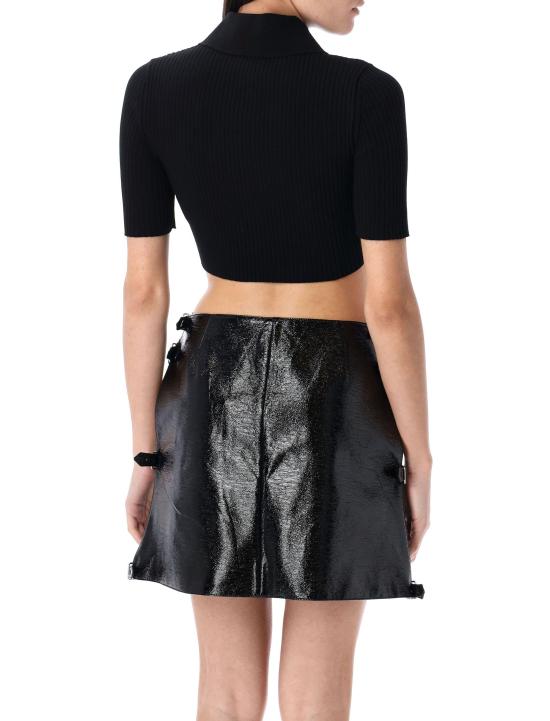 25SS 쿠레쥬 반팔 티셔츠 125MP0046FI0001 9999 BLACK - COURREGES