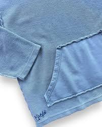  서티파이드 후드 티셔츠 CRFM241PRHD008GR BLUE GREY DOM - CRTFD