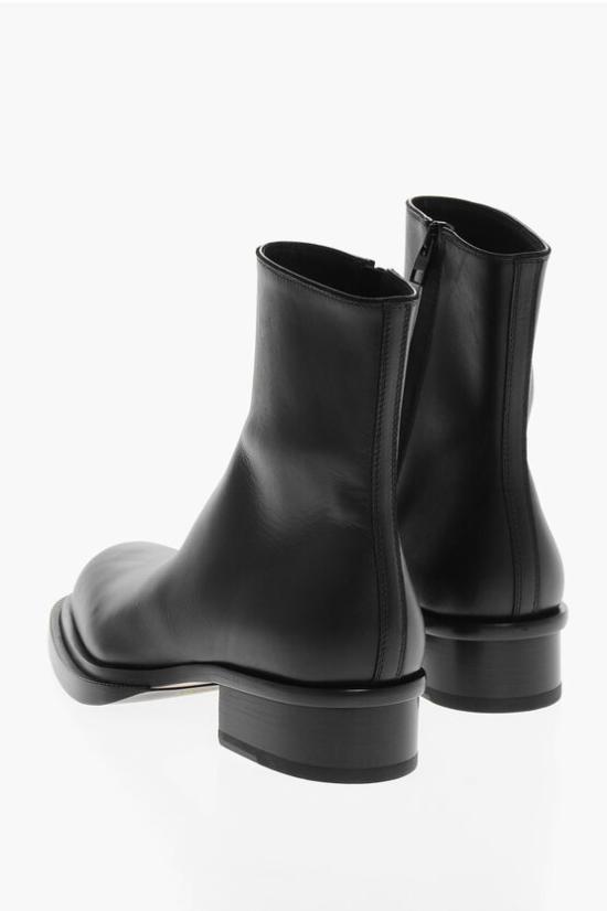  알렉산더 맥퀸 부츠 750383 WIDY0 1000 Black - ALEXANDER MCQUEEN