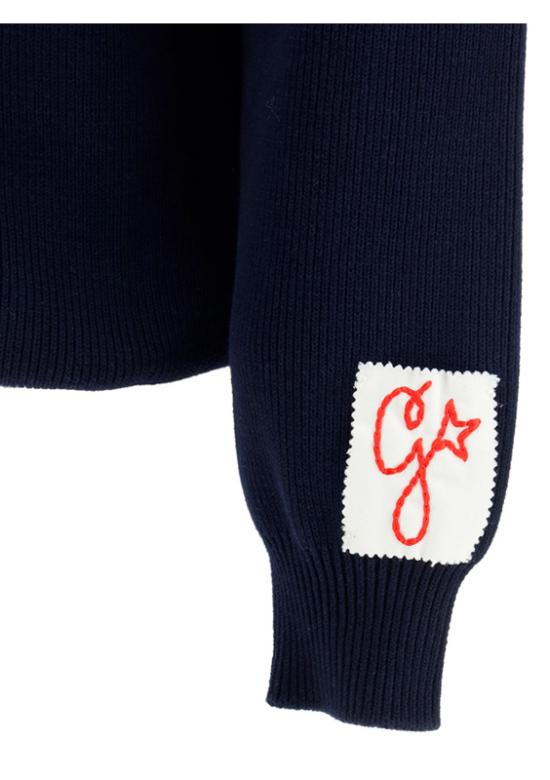 25SS 골든구스 스웨터 GMP00841P000662 50486 BLUE - GOLDEN GOOSE