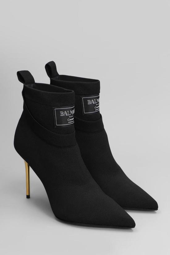 25SS 발망 뮬/슬리퍼 414888 EN1TE102TKAB Black - BALMAIN