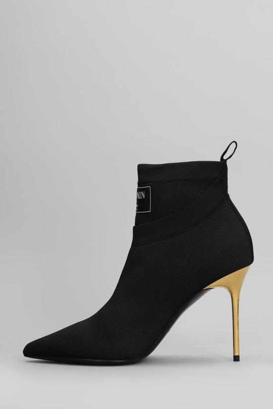 25SS 발망 뮬/슬리퍼 414888 EN1TE102TKAB Black - BALMAIN