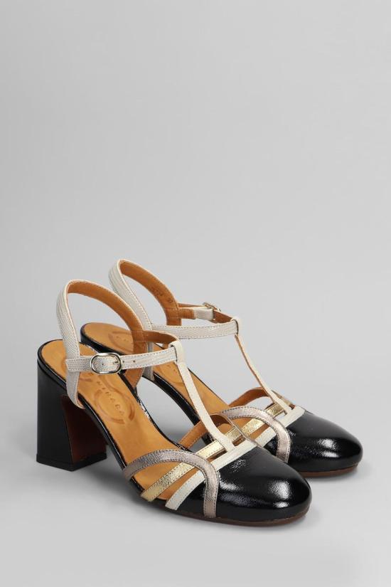 25SS 치에 미하라 힐/펌프스 414547 MENDY46 Black - CHIE MIHARA