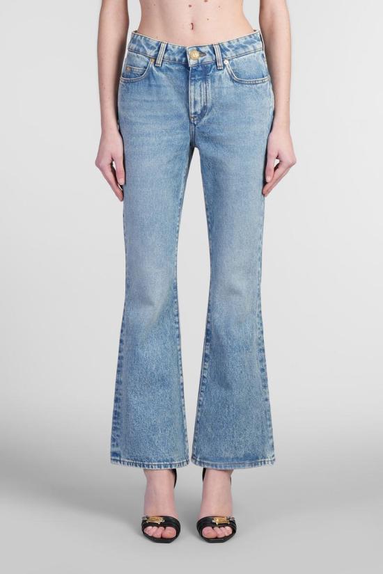 25SS 발망 데님 팬츠 414855 EF1MJ130DF24 BLUE