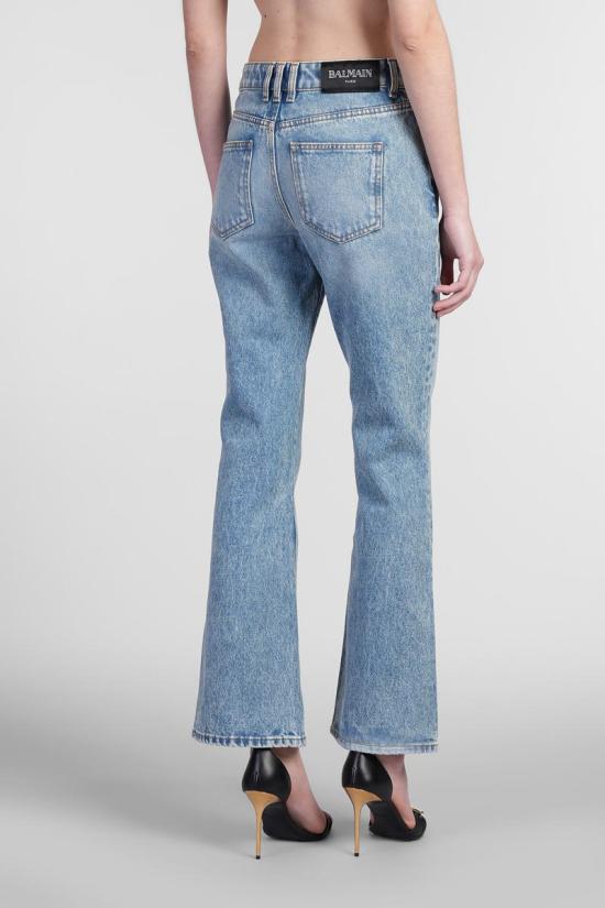 25SS 발망 데님 팬츠 414855 EF1MJ130DF24 BLUE - BALMAIN